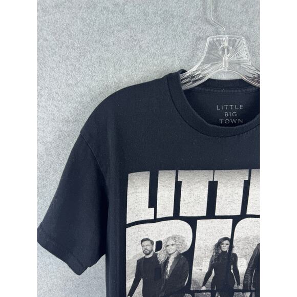 Little Big Town Shirt Size M Black Short Sleeve Crewneck Tee‎ Country Band Musc - Picture 6 of 8